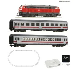 Coffret de départ locomotive diesel 218, DB AG, train voyageurs, Ge...