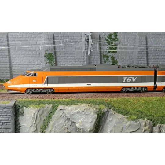 Ree Modeles TGV005S Set of 5 TGV PSE Original Trainset No. 5, SNCF,... TGV-005.S-Ree Modeles TGV005S Set of 5 TGV PSE Original Trainset No. 5, SNCF, digital sound, motorized pantographs