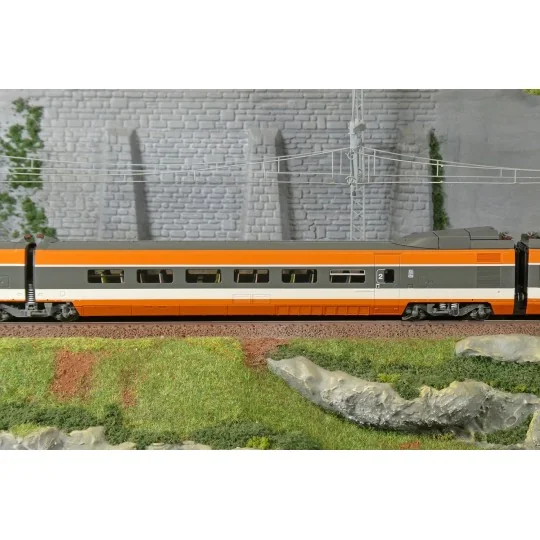 TGV-005.S-Ree Modeles TGV005S Set de 5 éléments TGV PSE Rame Origine N°5, SNCF, digital sonore, panto motorisés