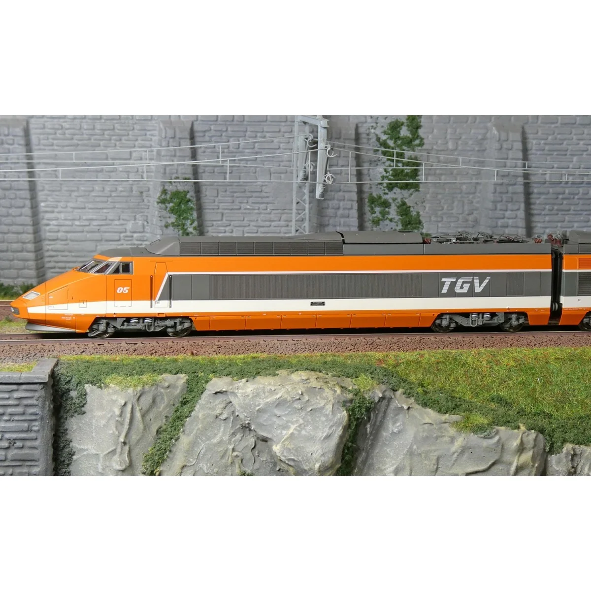 Ree Modeles TGV005 Set of 5 TGV PSE Original Trainset No. 5, SNCF Ree Modeles TGV005 Set of 5 TGV PSE Original Trainset No. 5, SNCF