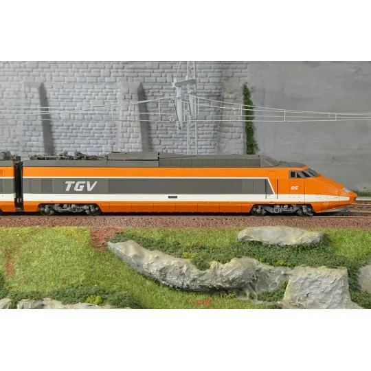 Ree Modeles TGV005 Set de 5 éléments TGV PSE Rame Origine N°5, SNCF TGV-005-Ree Modeles TGV005 Set de 5 éléments TGV PSE Rame Origine N°5, SNCF