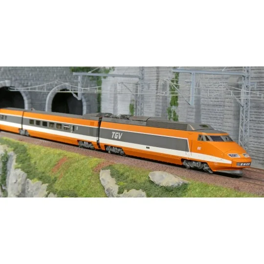 Ree Modeles TGV005 Set de 5 éléments TGV PSE Rame Origine N°5, SNCF TGV-005-Ree Modeles TGV005 Set de 5 éléments TGV PSE Rame Origine N°5, SNCF