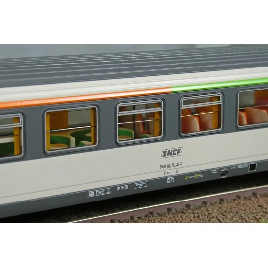 Set de 3 voitures VTU Corail avec voiture-bar B5rtux / A10tu / B11t... LSM_41996-Set de 3 voitures VTU Corail avec voiture-bar B5rtux / A10tu / B11tu - LS Models 41996 - HO
