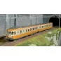 HJ2463-Jouef HJ2463 RGP 1 diesel railcar with trailer, SNCF, grey/orange, alpazur