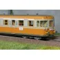 HJ2463S-Jouef HJ2463S Autorail diesel RGP 1 avec remorque, SNCF, gris/orange, alpazur, digitale sonore