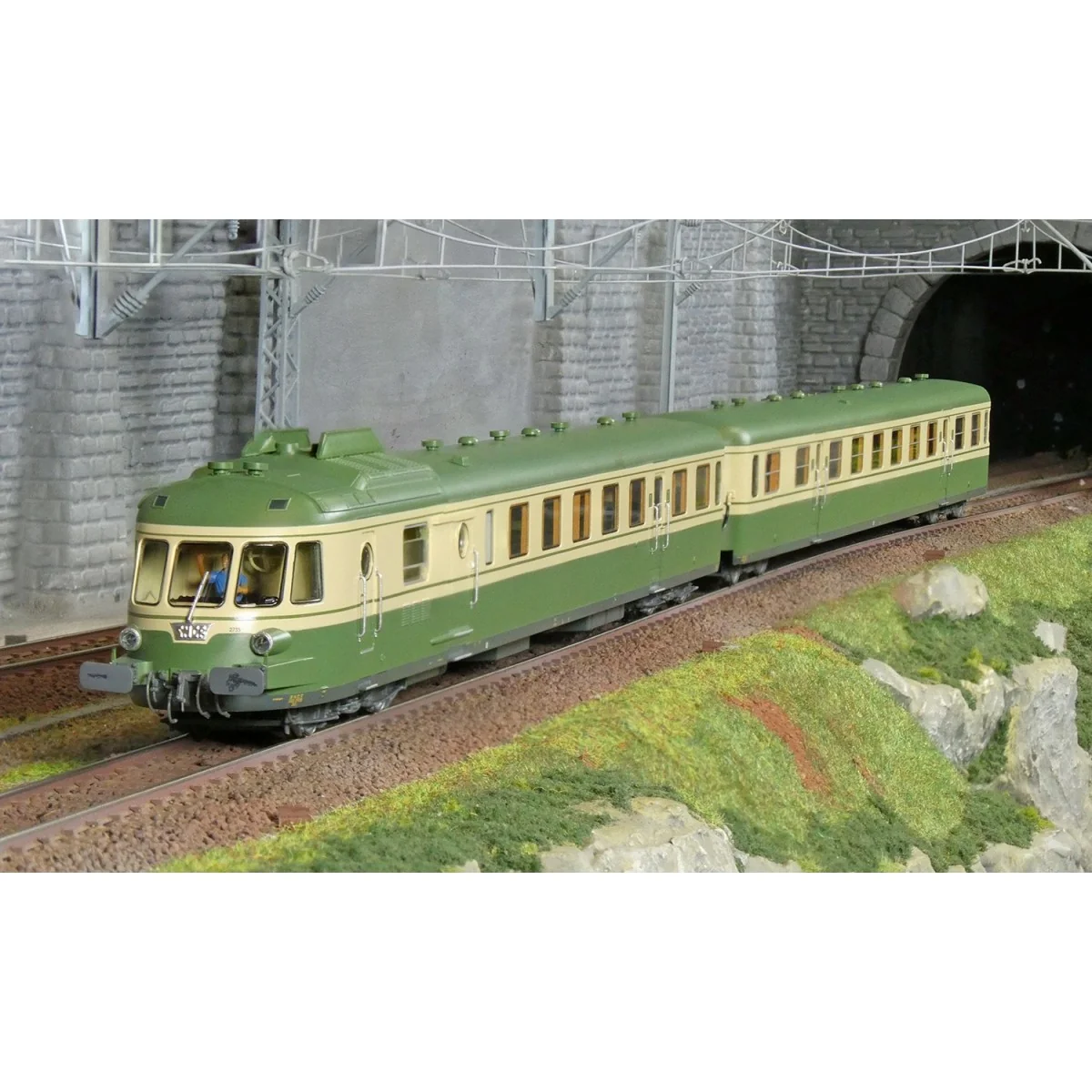 Jouef HJ2462 Autorail diesel RGP 1 avec remorque, SNCF, originale v... Jouef HJ2462 Autorail diesel RGP 1 avec remorque, SNCF, originale v...