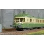 HJ2462S-Jouef HJ2462S RGP 1 diesel railcar with trailer, SNCF, original green/beige, digital sound