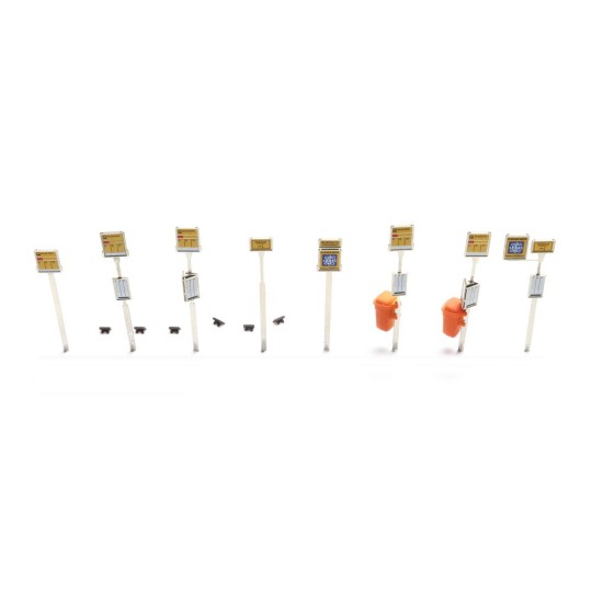 Arti_10.389-Artitec 10.389 Bus Stop Sign Kit