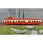 HJ2623-Autorail diesel X 3845 Picasso livrée rouge/crème avec toit rouge - Jouef HJ2623 - HO 1/87