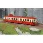 HJ2623-Autorail diesel X 3845 Picasso livrée rouge/crème avec toit rouge - Jouef HJ2623 - HO 1/87