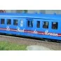 Autorail diesel CFTA "Le Furet de Morvan" X 3876 Picasso livrée ble... HJ2624-Autorail diesel CFTA "Le Furet de Morvan" X 3876 Picasso livrée bleue/rouge - Jouef HJ2624 - HO 1/87