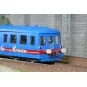 HJ2624-copy of X 3845 Picasso diesel railcar in red/cream livery with red roof - Jouef HJ2623 - HO 1/87