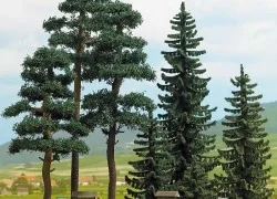 Busch 6393 Pine and Spruce Forest x5 (25 to 170 mm tall)