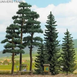 Busch 6393 Coniferous Forest x 8 - Busch_6393