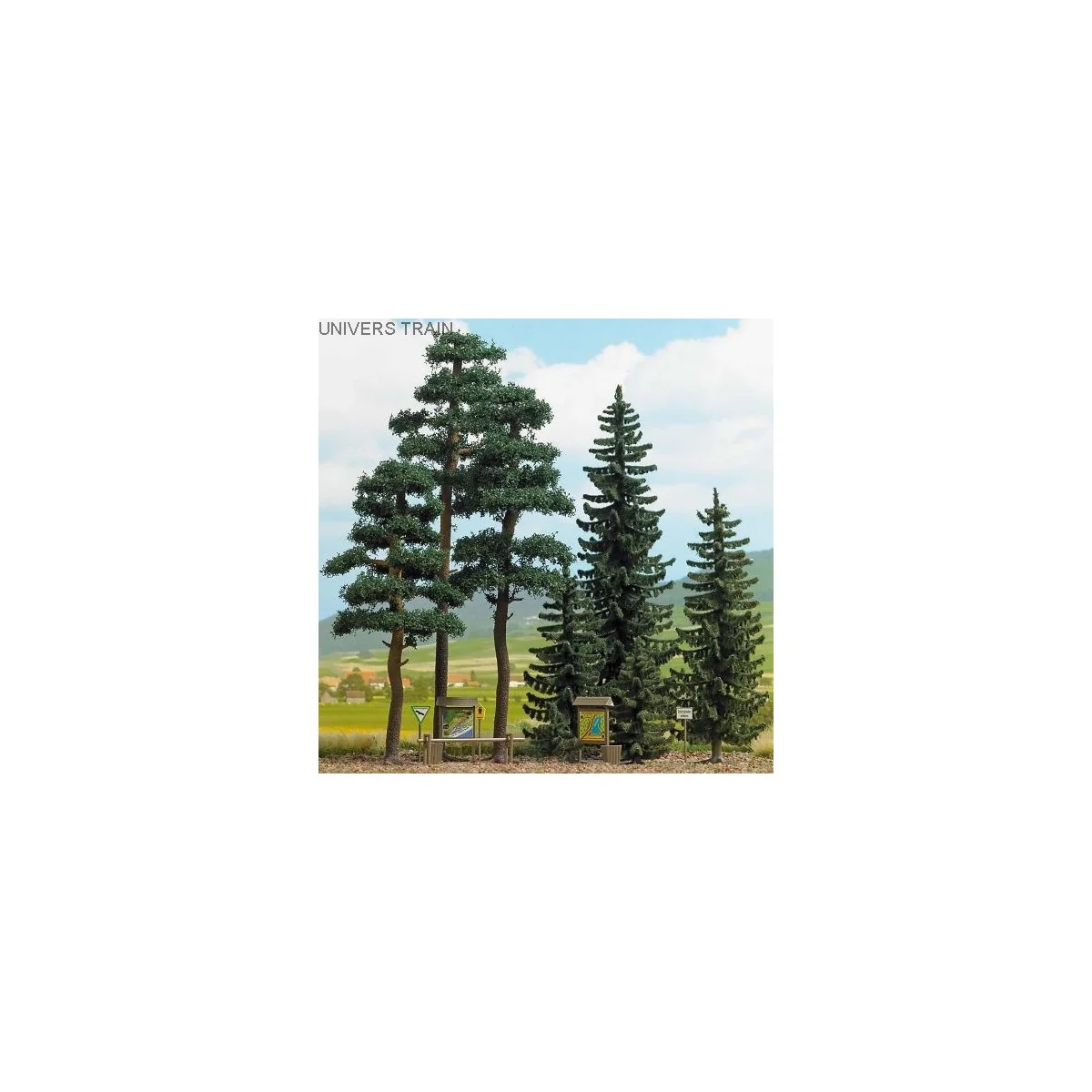 Busch 6393 Coniferous Forest x 8 - Busch - Busch_6393 Busch 6393 Coniferous Forest x 8 - Busch - Busch_6393
