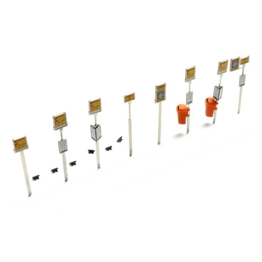 Arti_10.389-Kit de panneaux arrêt de bus - Artitec 10.389