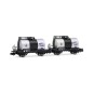 HN6746-Arnold HN6702 Set of 2 axle tank wagons, SNCF, BYRRH / Préfontaines, N - 1/160