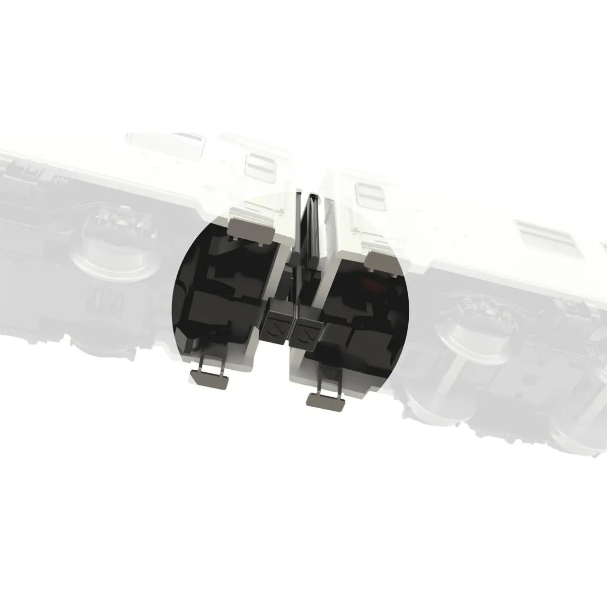 Attelages magnétiques longs +0.5mm (x10) - Hornby Arnold HC8063L - ...