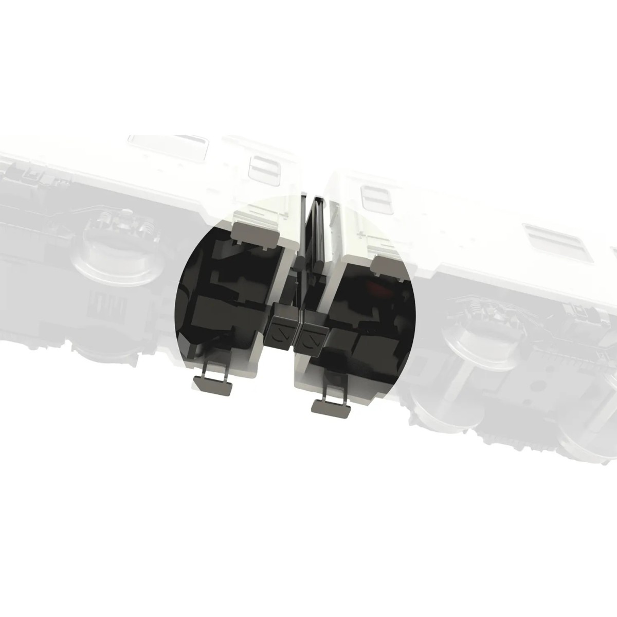 Long magnetic couplers + 0.5mm (x10) - Hornby Arnold HC8063L - ...