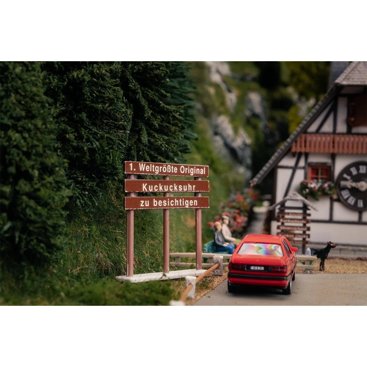 Large cuckoo clock model with figure - Faller 130011 - H0 Large cuckoo clock model with figure - Faller 130011 - H0