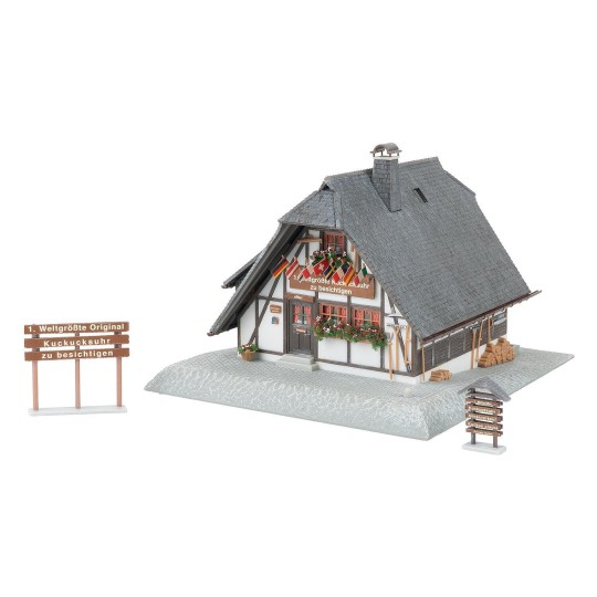 FALLER_130011-Storage shed with conveyor belt - FALLER 191841 - HO 1/87