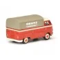 Schuco_452641000-Schuco 452641000 Volkswagen T1b pick-up rouge bâché, "Deutz Service"