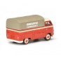 Schuco_452641000-Schuco 452641000 Volkswagen T1b red covered pick-up, "Deutz Service"