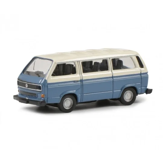 Schuco_452650900-Schuco 452650900 Volkswagen T3a Bus L, blue and white