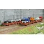 Trix_24190-Coffret de wagons porte-véhicules type Ks 3300 et Ks 3301, DR - Trix 24190 - H0