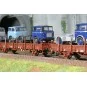 Trix_24190-Coffret de wagons porte-véhicules type Ks 3300 et Ks 3301, DR - Trix 24190 - H0