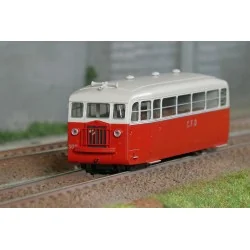 Autorail DE DION Type NC, CFD Charentes & Deux-Sèvres, N°305, Rouge...