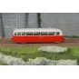 VM-056-Autorail DE DION Type NC, CFD Charentes & Deux-Sèvres, N°305, Rouge/Gris Perle, HOm - Ree Modeles VM056