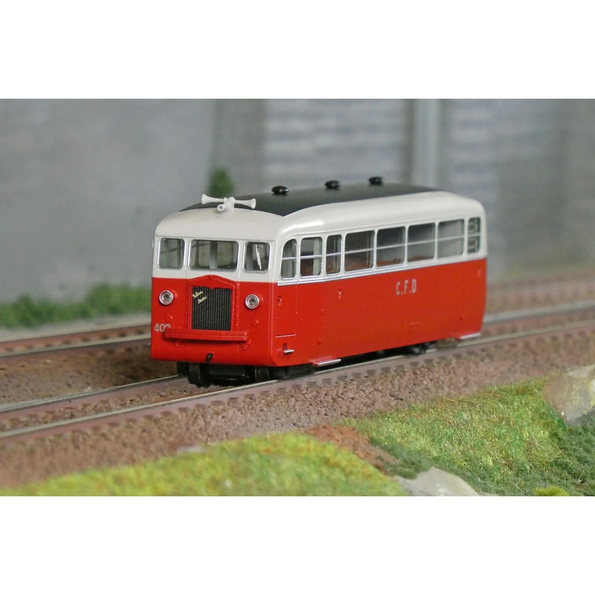 Autorail DE DION Type NC, CFD Saône & Loire, N°402, Rouge/Gris Perl...