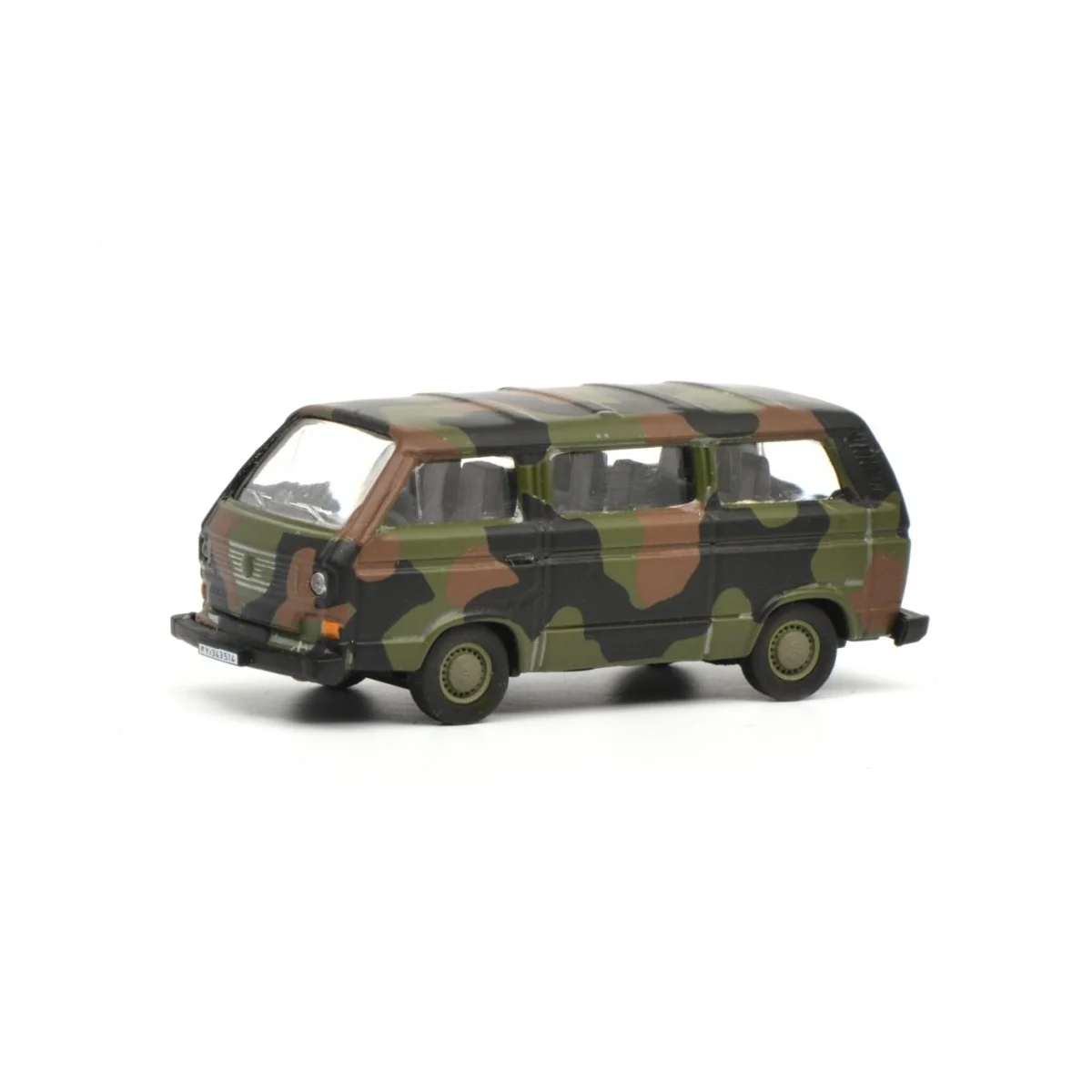 Schuco 452636600 Volkswagen Bus T3 Military, Camouflage - Schuco_45...