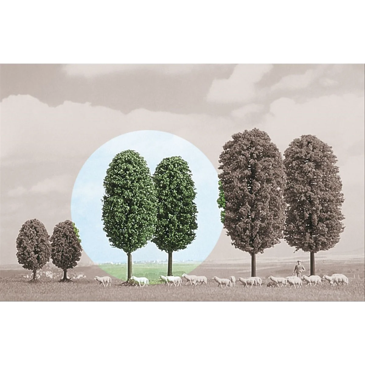 Arbres feuillus 80 mm Busch 6052 - HO Arbres feuillus 80 mm Busch 6052 - HO