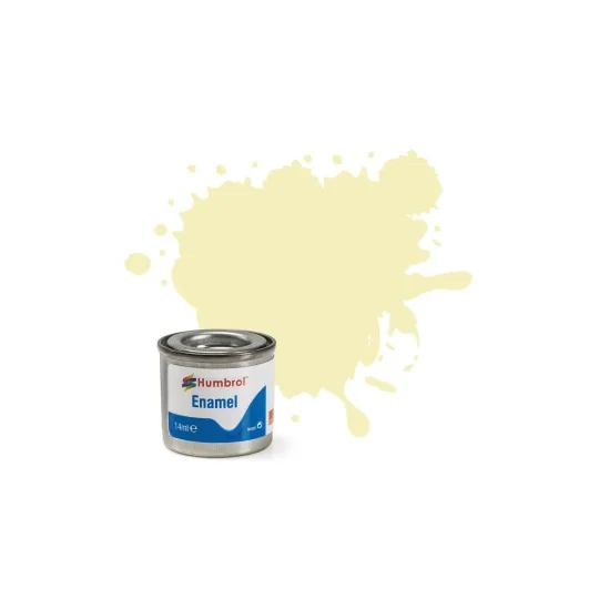 AA0446-Peinture Enamel 41: Gloss Ivory (Brillant) - 14ml Humbrol AA0446