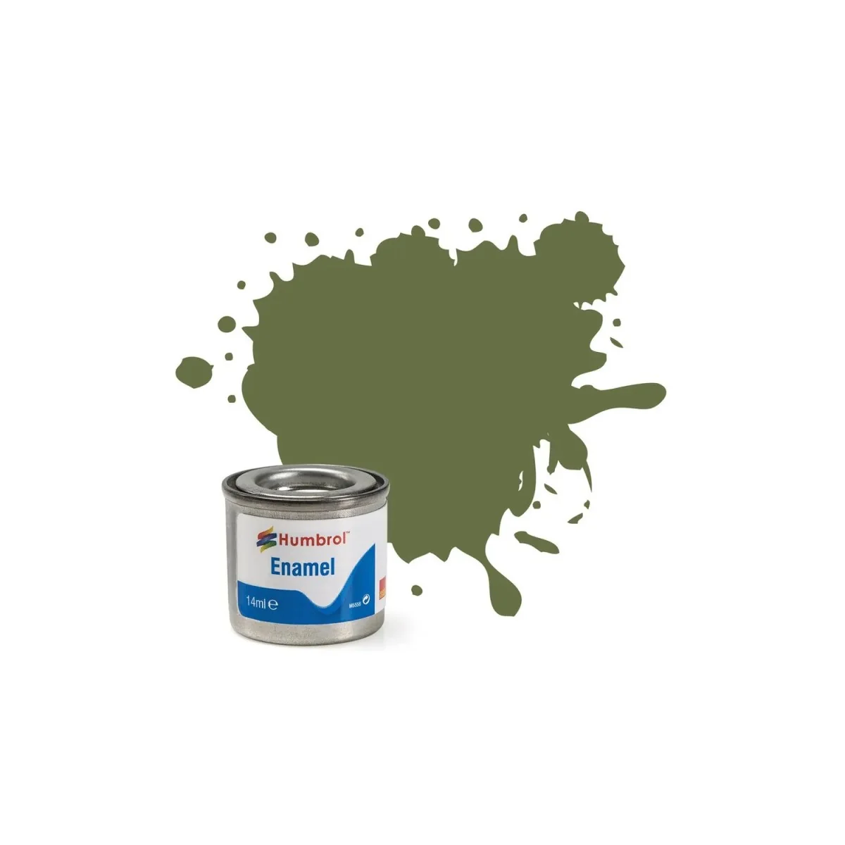 Peinture Enamel 80: Matt Grass Green (Mat) - 14ml Humbrol AA0881
