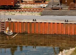 Faller 131012 Model kit, dock wall