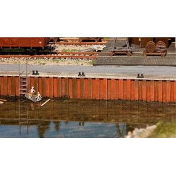 Faller 131012 Model kit, dock wall - Faller_131012