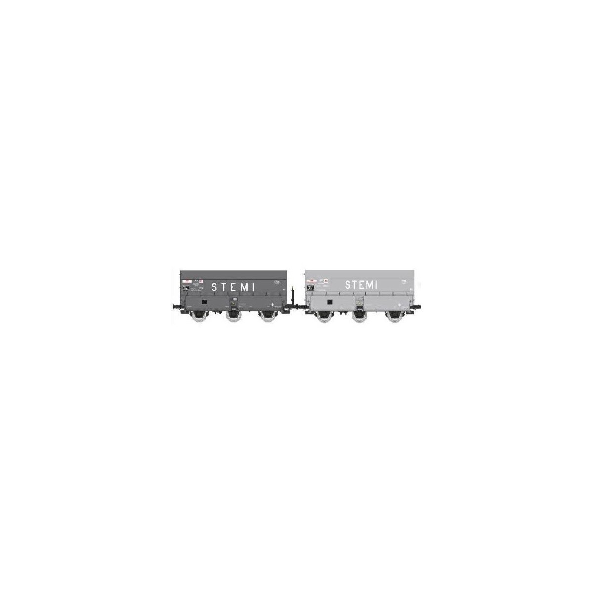 Coffret de 2 wagons coke MH45 SNCF, STEMI - REE WB961 - HO 1/87 Coffret de 2 wagons coke MH45 SNCF, STEMI - REE WB961 - HO 1/87