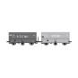 Coffret de 2 wagons coke MH45 SNCF, STEMI - REE WB961 - HO 1/87 WB-961-Coffret de 2 wagons coke MH45 SNCF, SCRC - REE WB960 - HO 1/87