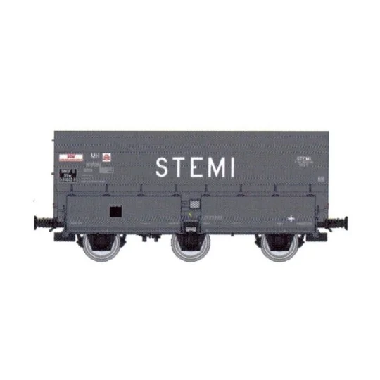 Coke wagon MH45 SNCF, STEMI - REE WB962 - HO 1/87 WB-962-Set of 2 SNCF MH45 coke wagons, STEMI - REE WB961 - HO 1/87