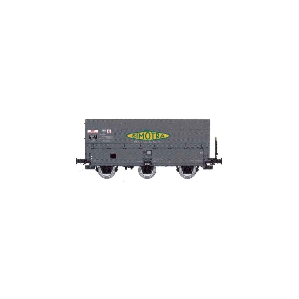 Coke wagon MH45 SNCF, SIMOTRA - REE WB963 - HO 1/87