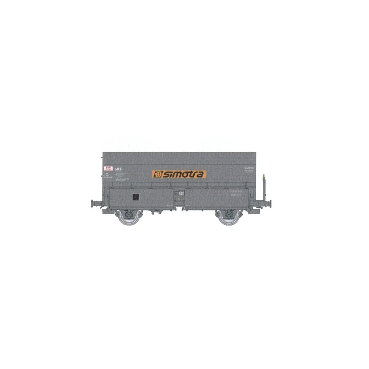 Wagon coke ex-MH45 SNCF, SIMOTRA - REE WB969 - HO 1/87