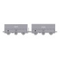 Coffret de 2 wagons coke MH45 SNCF, HBL - REE WB966 - HO 1/87 WB-966-Coffret de 2 wagons coke MH45 SNCF, MONTENAY / Gare des Mines - REE WB964 - HO 1/87