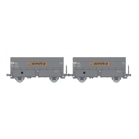 WB-968-Coffret de 2 wagons coke MH45 SNCF, STEMI - REE WB967 - HO 1/87