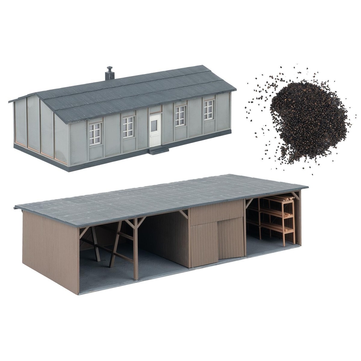 Shack with coal shed - FALLER 191842 - HO 1/87