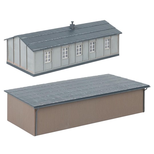 FALLER_191842-Storage shed with conveyor belt - FALLER 191841 - HO 1/87