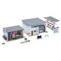 Gas station with car wash - FALLER 191843 - H0 FALLER_191843-Shack with coal shed - FALLER 191842 - HO 1/87