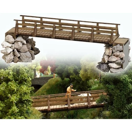 Busch 1497 Passerelle en bois Busch Busch_1497 - 1 Busch_1497-Passerelle en bois - Busch 1497